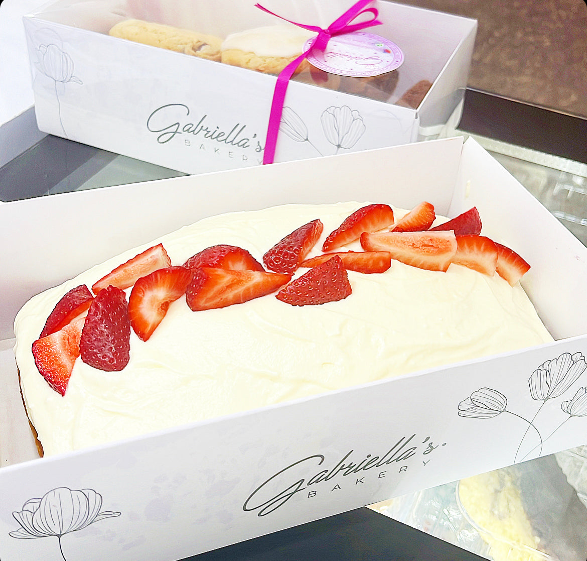 Panqué Ligero Fresas con Crema
