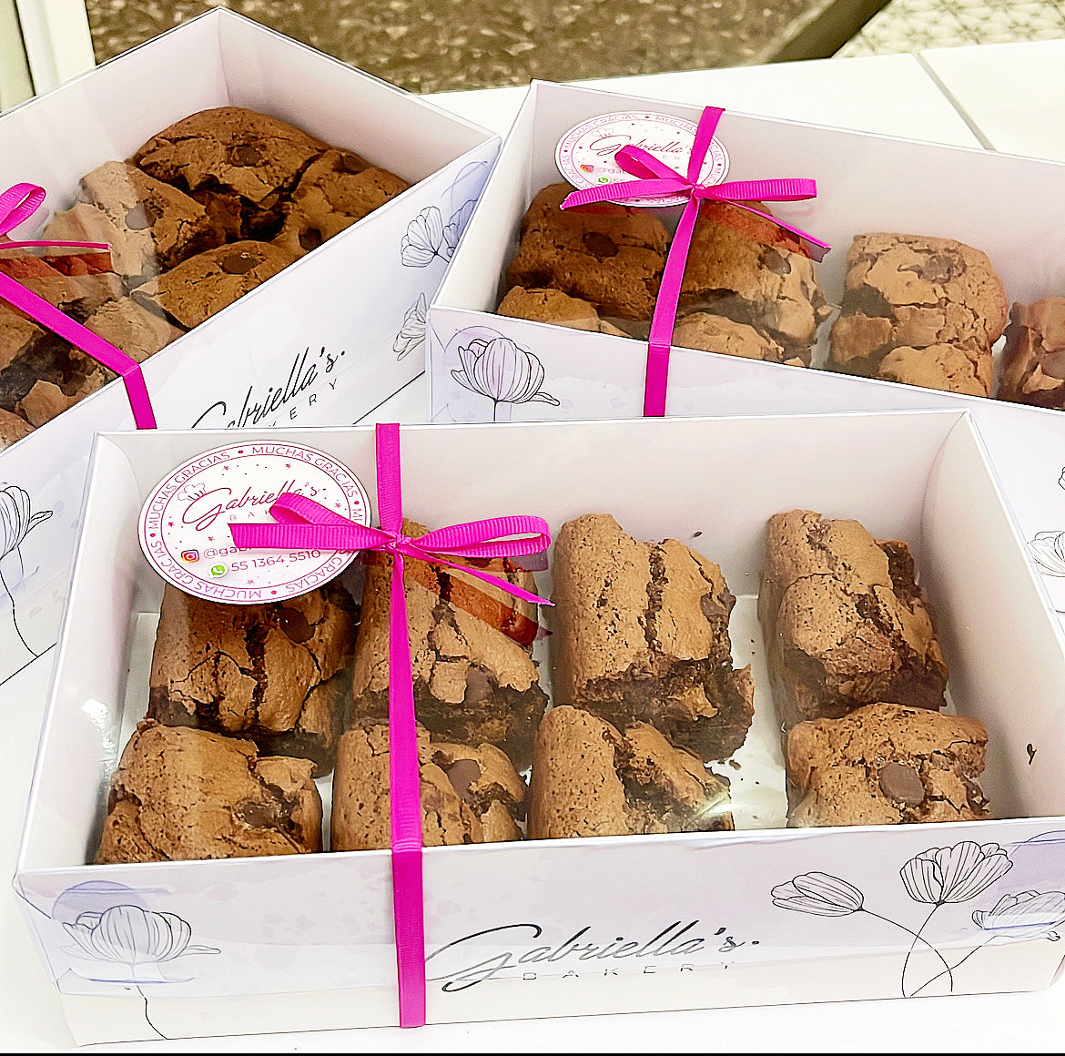 Caja de brownies