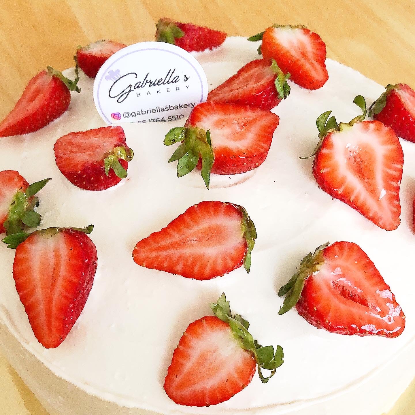 Pastel Fresas con Crema